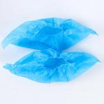 PE CPE Plastic Disposable Shoe Covers Footwear Smooth Surface 39X15cm