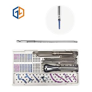 Wholesale Orthopedic Surgical Mini Maxillofacial Plate Instrument Set from china suppliers