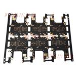 Black Solder Mask HDI PCB 6 Layer FR4 Material 0.6 MM Thickness