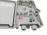 Nap Caja Terminal Fiber Optic Splitter Box Exterior Plastic Waterproof 2 Cable