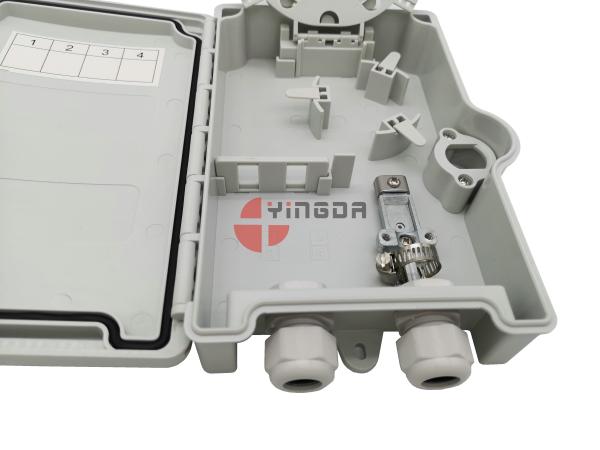 Nap Caja Terminal Fiber Optic Splitter Box Exterior Plastic Waterproof 2 Cable