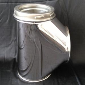 Wholesale Prefabricated Angled Chimney Pipe , Chimney Exhaust Pipe High Thermal Resistance from china suppliers
