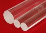 Custom Clear Fused Quartz Glass Light Guide Rod High Corrosion Resistance