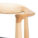 Natural Wood Officeworks Hans Wegner Kennedy Chair Leather Seat