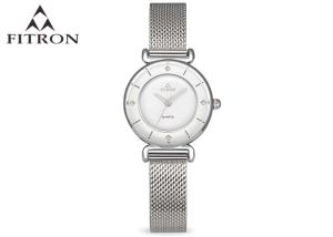 Wholesale Needle Type Milanese Strap Steel Mesh Bracelet Watch , Quartz Fitron Watches Black from china suppliers