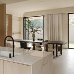 High End Contemporary Wooden Veneer Matt Kitchen Kitchen Cabinet Designs From