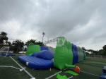 Outdoor Carnival Giant Obstacle Course Jump Around 5k Bouncy Castle Run For