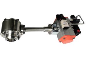 Wholesale PN40 SS304 Actuated Ball Cryogenic Pneumatic Valve from china suppliers