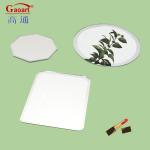 Wall Mirror Without Frame Large Full Length Adhesive Wavy Bedroom Mirror for