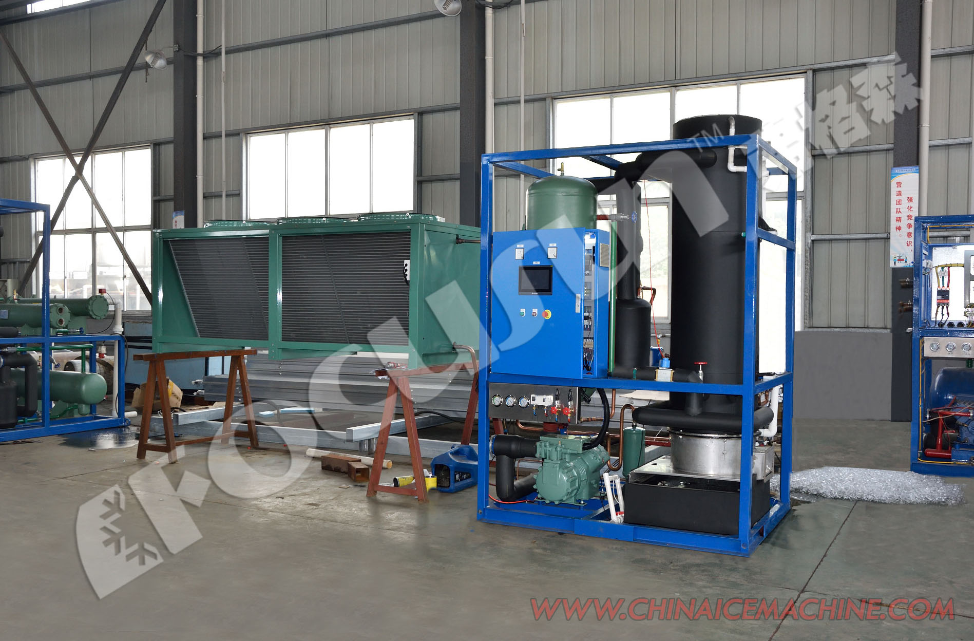 5 Ton/Day Tube Ice Maker Making Machine Energy Saving Compresseur Core Components