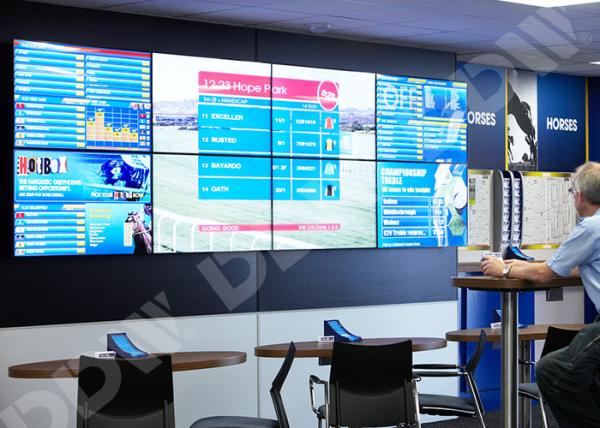 DDW 55inch led video wall display 5.3mm HDMI DVI VGA AV YPBPR 1920x1080p