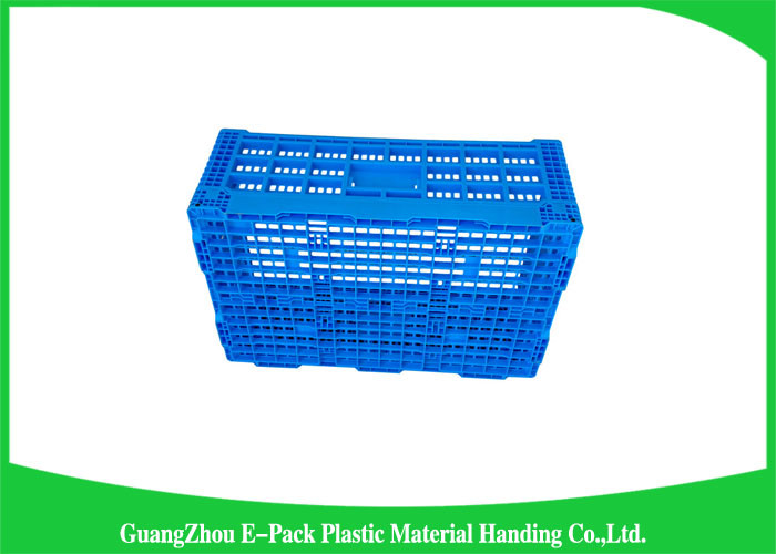Eco-Friendly Collapsible Plastic Crates For Clothing / Plastic Turnover Box