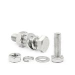 ISO9001 2015 Certified Customized M8 M12 Size SS Hex Bolts and Nuts SS304 316