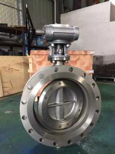 Wholesale API609 Large Size Flanged Triple Offset double Butterfly Valve,Stainless Steel Flanged Triple Offset Butterfly Valve from china suppliers