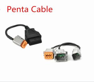 Wholesale 30CM Length 8 Pin VOLVO Vodia5 Truck Diagnostic Cables from china suppliers