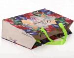 Customized Recycle Promotion Popular Colorful Flower Gift Paper Bag