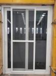 Custommized Commercial Sliding Glass Entry Doors Double Glass Exterior PVC Door