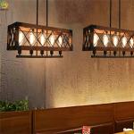 Iron Pendant Light Home Art Baking Paint Black LED Nordic Pendant Light