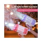 Plastic40 Holes Rocket Bazooka Bubble Gun Toys Rechargeable s Machine Outdoor
