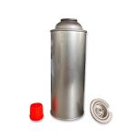 Empty Straight Wall Camping Butane Gas Canister Metal Tin 65mm Diameter