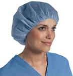 Waterproof Nonwoven PP Cap for Doctor/Surgeon/Nurse/Worker Bouffant/Round