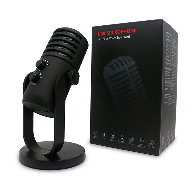 USB Home Studio Recording Microphone Equipment For Plug And Play