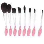 176*20mm Bird Shaped 8pcs Fiber Makeup Brushes 8 Boutique Sets