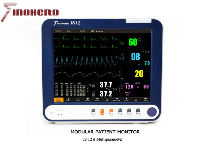 IS12 Modular Patient Monitor Multiparameter Product With 12 Inch Touch Screen