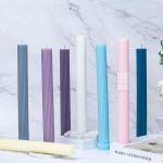 100% Cotton Wick Craft Candle Large Unscented Pillar Candle Set For Home