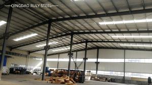 Wholesale Prefab Steel Structure Workshop Large Span Easy Assemble Crane Ventilation from china suppliers