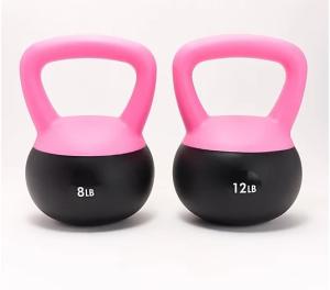 Wholesale Iron Sand Filled Shock-Proof Hand Weights Strength Training Kettlebells 5lb 10lb and 15lb from china suppliers