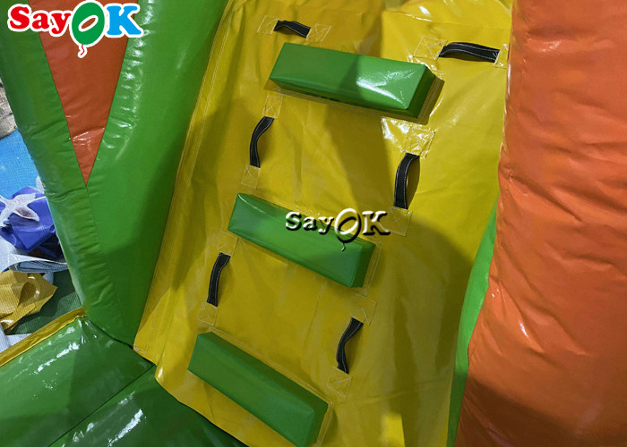 Zoo Themed Inflatable Bounce House Children'S Playground Water Slide