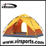 5-6 person ployester waterproof inflatable portable air camping tent