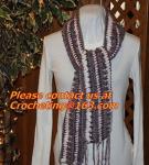 Fashion hand knitted wool shawl scarfs, knit crochet scarf,hand knit Scarf, Red