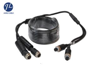 Wholesale Waterproof Car Side View A/V System 4PIN Aviation Cable Male To Female from china suppliers