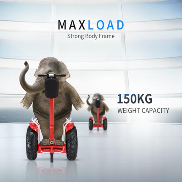72 V Golf Electric Scooter App Control , Alloy Frame Off Road Segway Scooter For