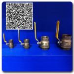 Stainless steel panel mounted straight 1/4" npt ball valve