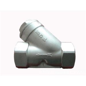 Wholesale CF3M/201 Stock Thread End stainless Steel Y Strainer 200WOG NPT BSPT BSPP DIN2999/y type strainer from china suppliers