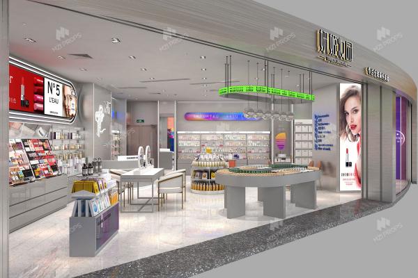 10-YHeS001, Galaxy Series Cosmetic Shop in Hubei featuring 22 Main Fixtures