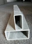 Fiberglass Square Tube FRP Pultrusion Profiles Pultruded Tube
