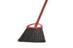 Vinyl Coated Metal Handle Angle Dust Push Broom With Dustpan Pet Hair Sweeping
