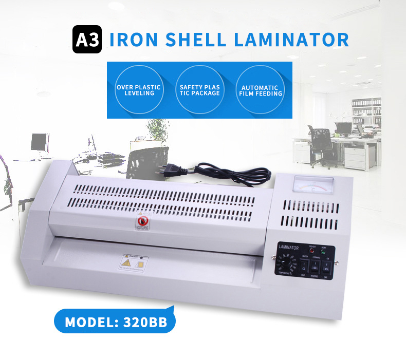 22mm Rubber Roller A3 Paper Size Sealing Machine for and Practical Compound Sealing