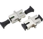 SC Connector Fiber Optic Adapters Metal Material For CATV