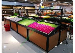 Wholesale 1 Layer Metal Wooden Retail Display Shelves For Grocery Shop 2 Years Warranty from china suppliers