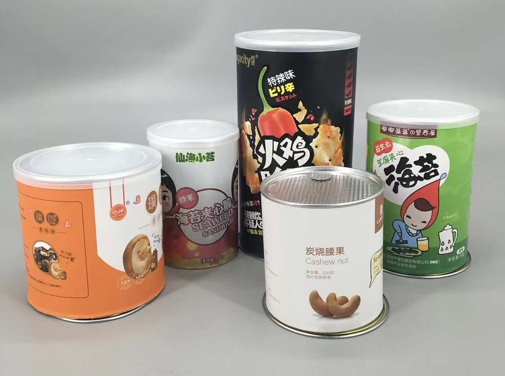 Custom Packing Milk Powder Can Oil Tin Can Food Can With Plastic Cap 0.25mm Thickness
