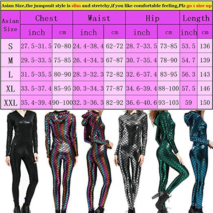 Full Body Wrapped Mermaid Tail Costume , Women's Sexy Mermaid Bodysuit