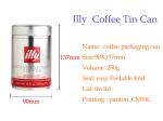 Tin Cans for Coffee Food Grade Round Tin Packaging Glossy Lamination Printing