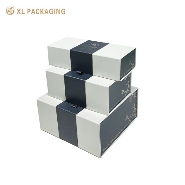 Custom Foldable Flat Collapsible Perfume Gift Box with Full CMYK Printing and Custom Size & Design for Luxury Fragrance Packaging