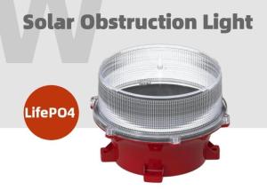 Wholesale Low Intensity Building Obstruction Light LED Solar Powered Aviation Obstruction Light from china suppliers