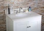 36 Inch Artificial Granite Vanity Tops , Cultured Marble Vanity Tops For Hotel